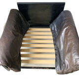 Leather 'Ateljee' Chair by Yrjo Kukkapuro for Haimi Finland, 1963