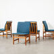 Set of 4 dining chairs model 3232 by Borge Mogensen for Fredericia Denmark 1958