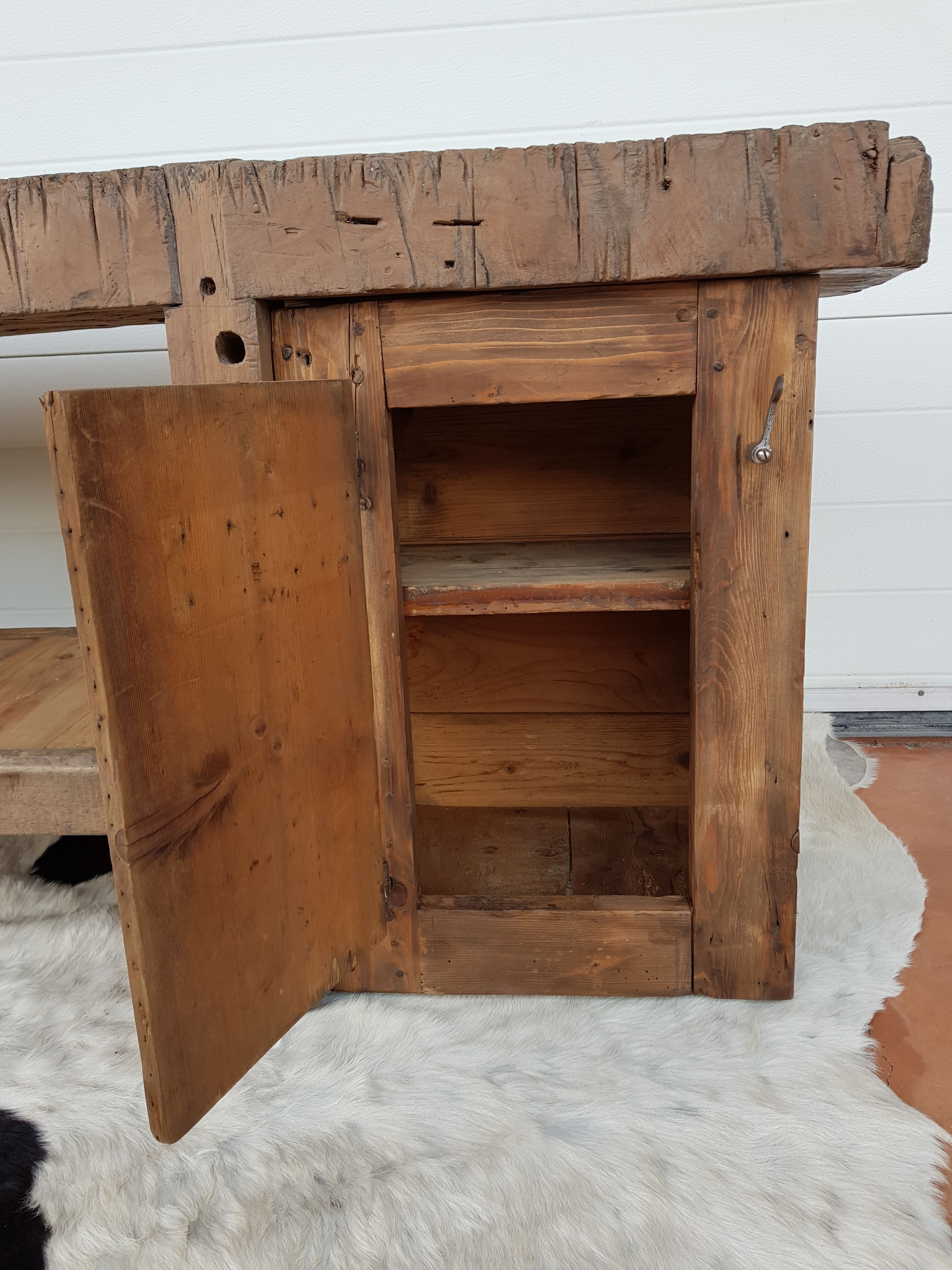 Farm workbench 19th century