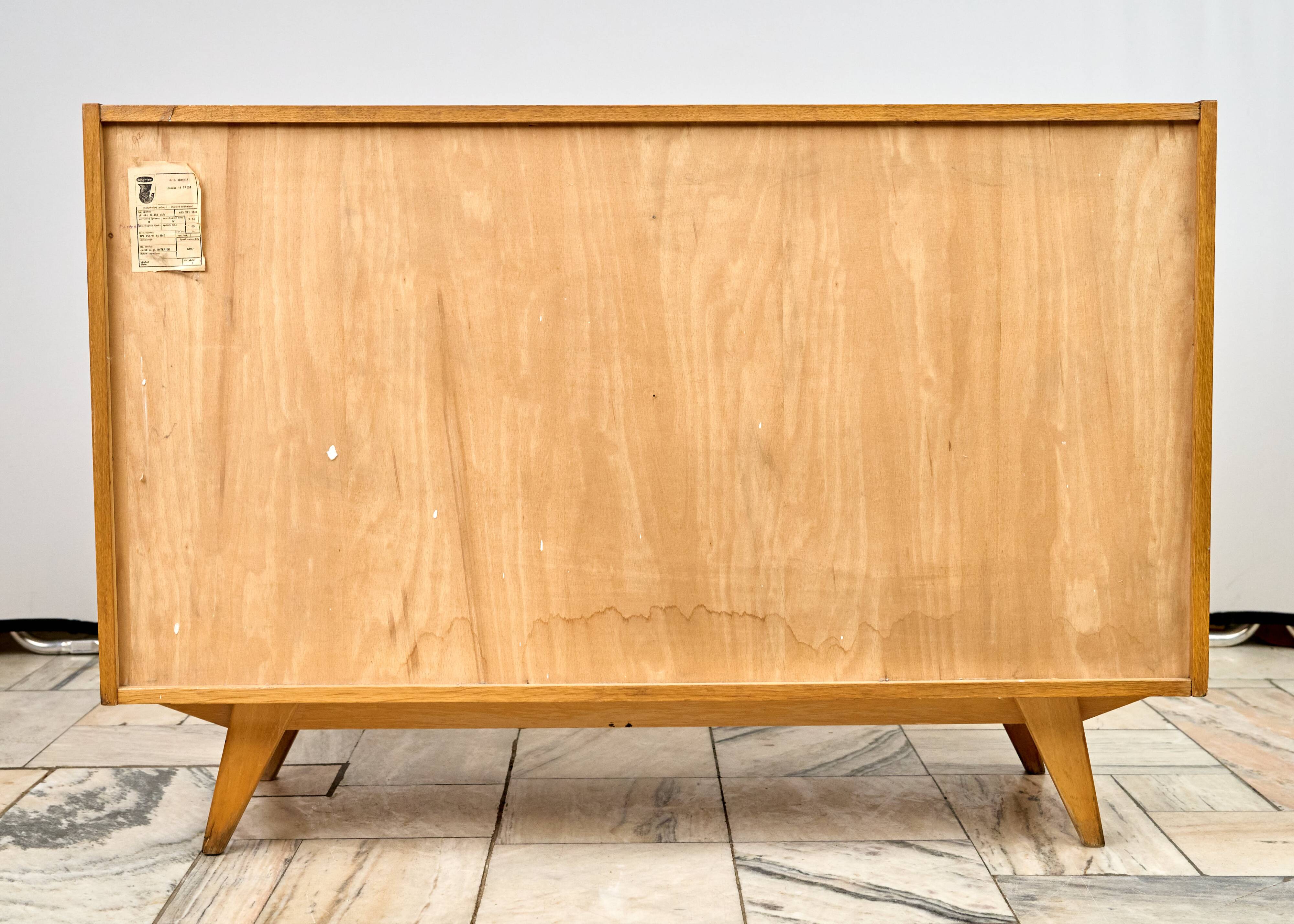 Vintage Sideboard U-458 by Jiří Jiroutek for Interiér Praha, 1960s