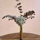 Soliflore vase in brass or bronze