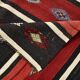 5x7 Red Black Handmade Persian Kilim Rug, 168x228Cm