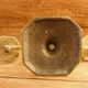 Bronze candle holder, late nineteenth century