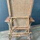 Chaise longue en rotin