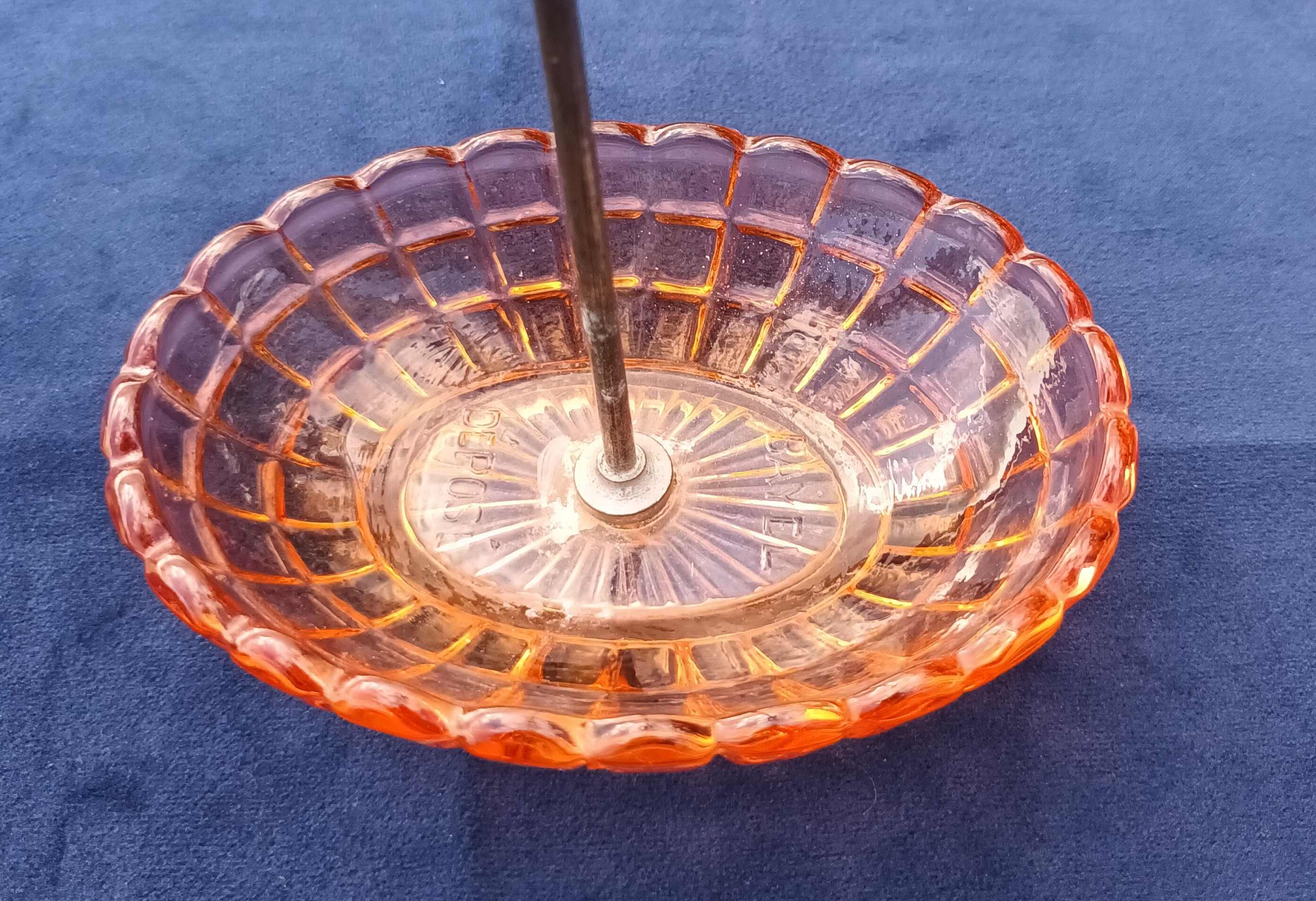 Porte brosse à dent accessoires bayel salle de bain rose ancien années 30 art dé