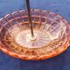 Porte brosse à dent accessoires bayel salle de bain rose ancien années 30 art dé