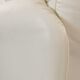 Maralunga 2-seater sofa in white leather by Vico Magistretti for Cassina