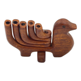 Scandinavian wooden candle holder