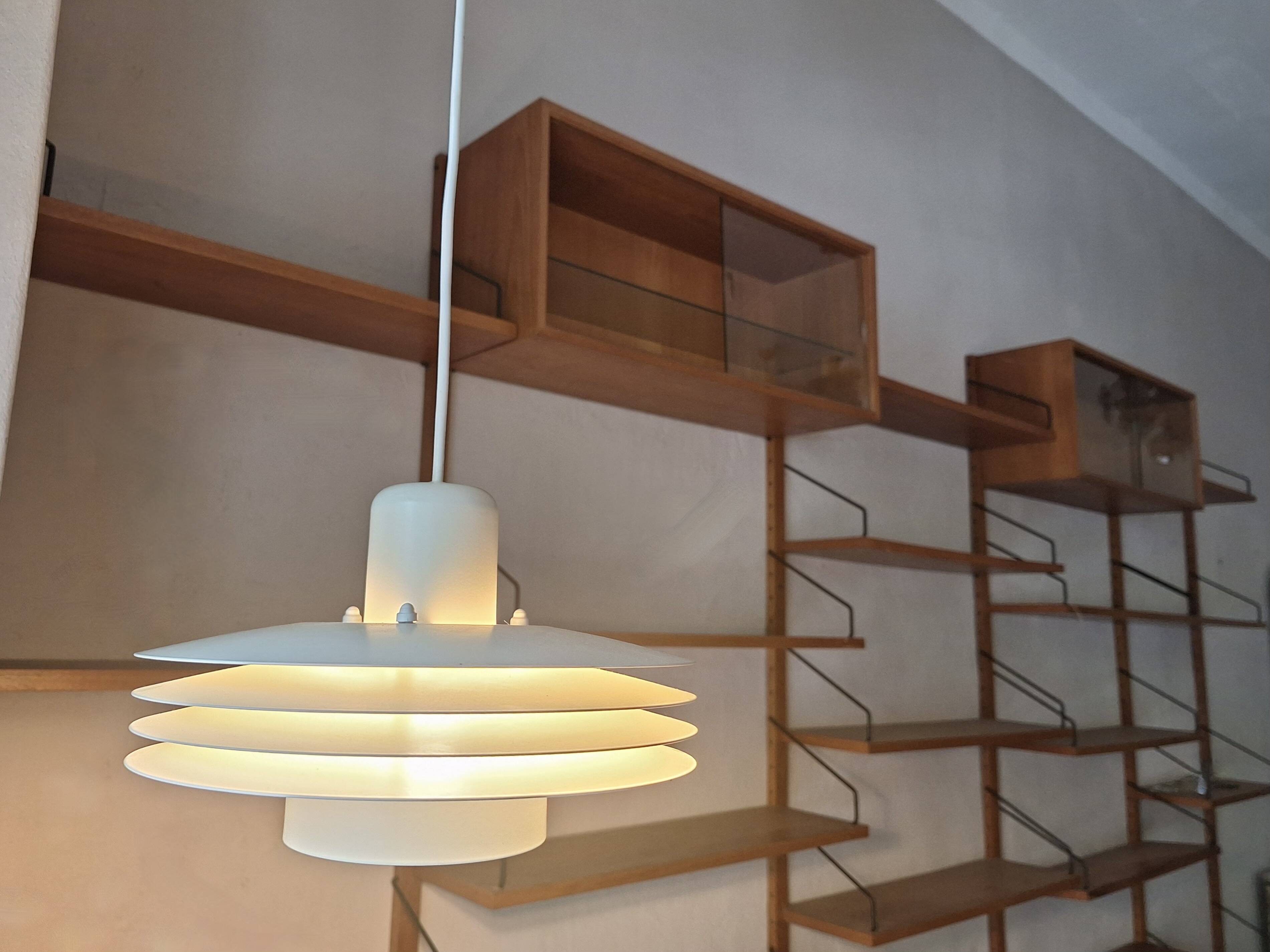 Horn Belysning pendant lamp, Denmark 1980s