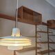 Horn Belysning pendant lamp, Denmark 1980s