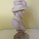 Bust of a young woman in the hat of A. Giannelli