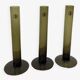 Green glass soliflores