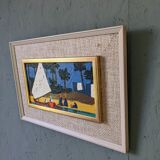 Mid-century swedish oil painting