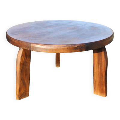 Aranjou Table basse d'appoint, Orme, France, années 1970/80