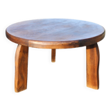 Aranjou Table basse d'appoint, Orme, France, années 1970/80
