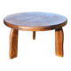 Aranjou Table basse d'appoint, Orme, France, années 1970/80