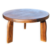 Aranjou Coffee Table, Elm, France, 1970s/80s