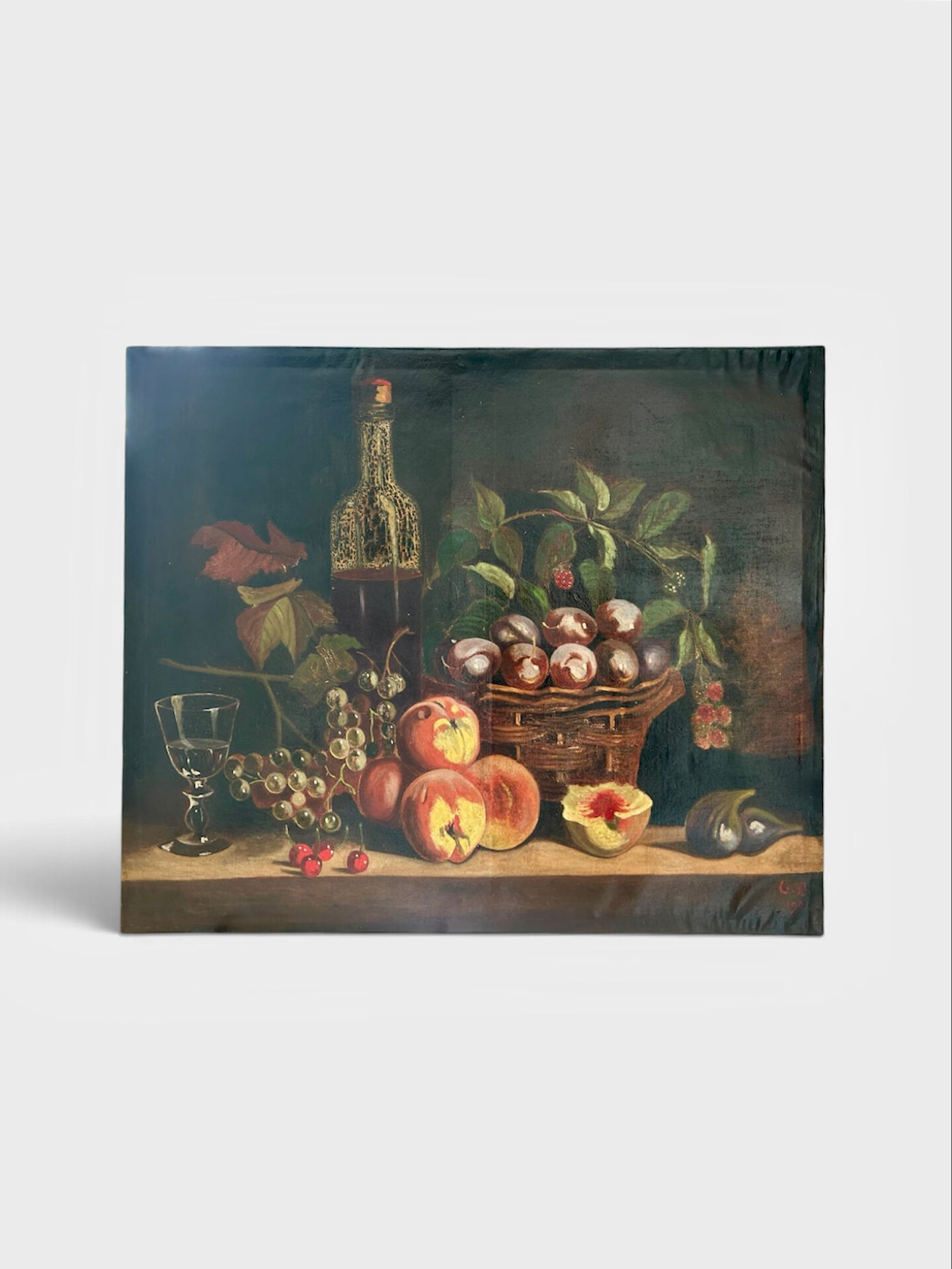 Nature morte G.B 1904 huile sur toile