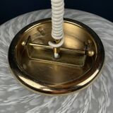 Suspension en verre Murano tourbillonnant de Vetri Murano, Italie, années 1970