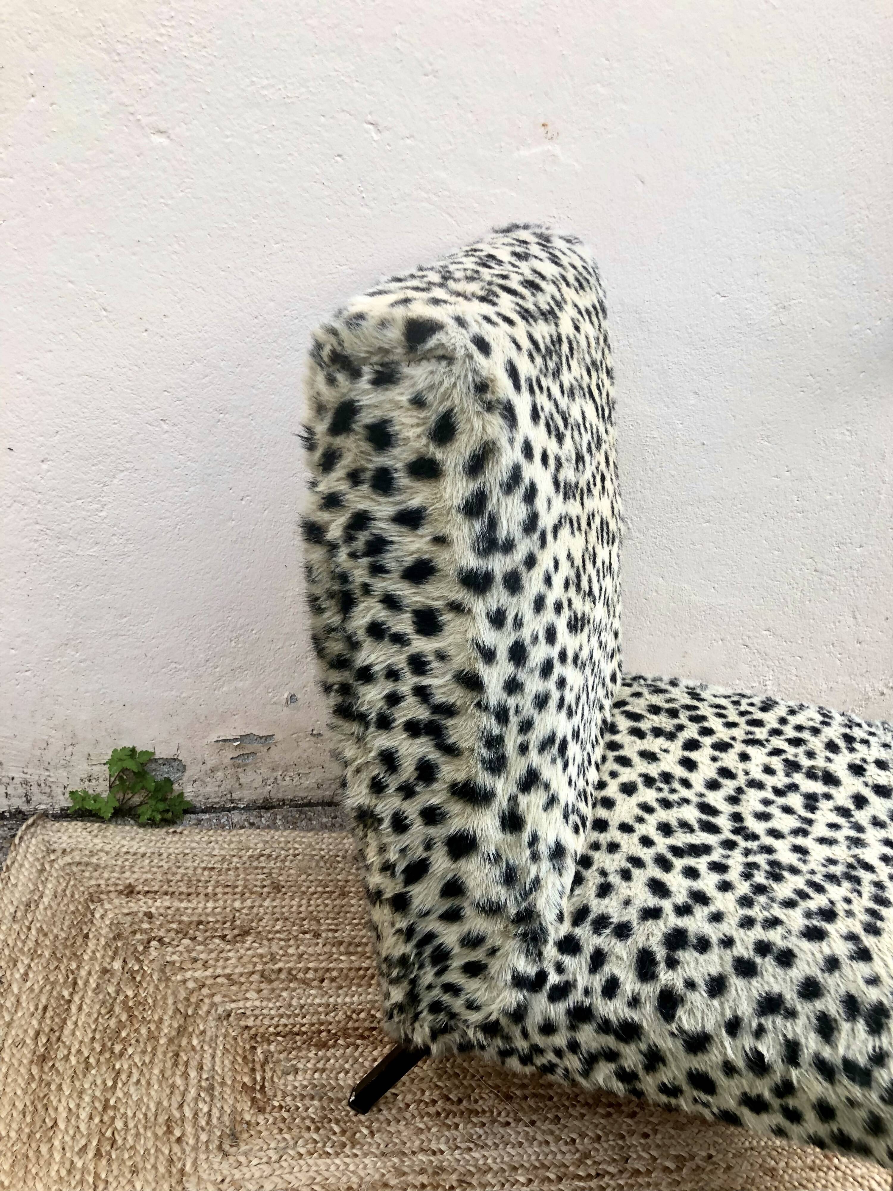 Vintage heater 50's leopard