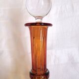 ValléerySthal crystal wine carafe (since 1699), gradient amber color
