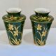 Paire de vases en porcelaine Art Nouveau