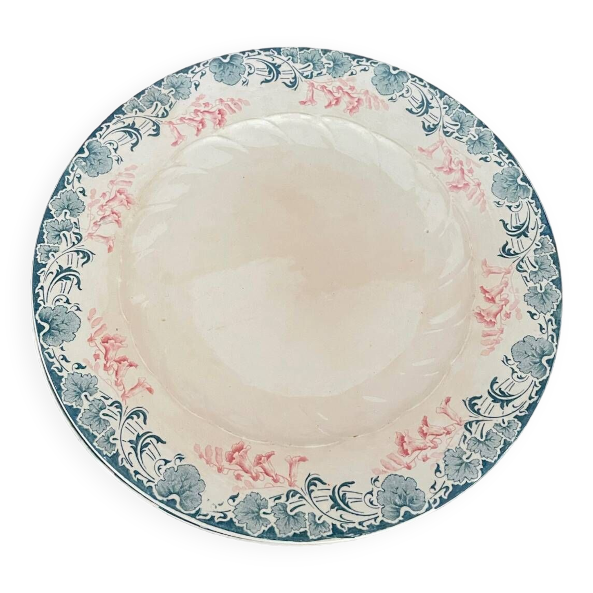 Lot de 7 assiettes Longwy Art nouveau