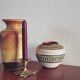 Vintage brown West German vase Scheurich.