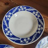 Three Badonviller soup plates