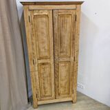 Parisian cabinet in raw wood