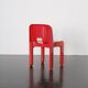 Red "Universale" chair by Joe Colombo / Kartell