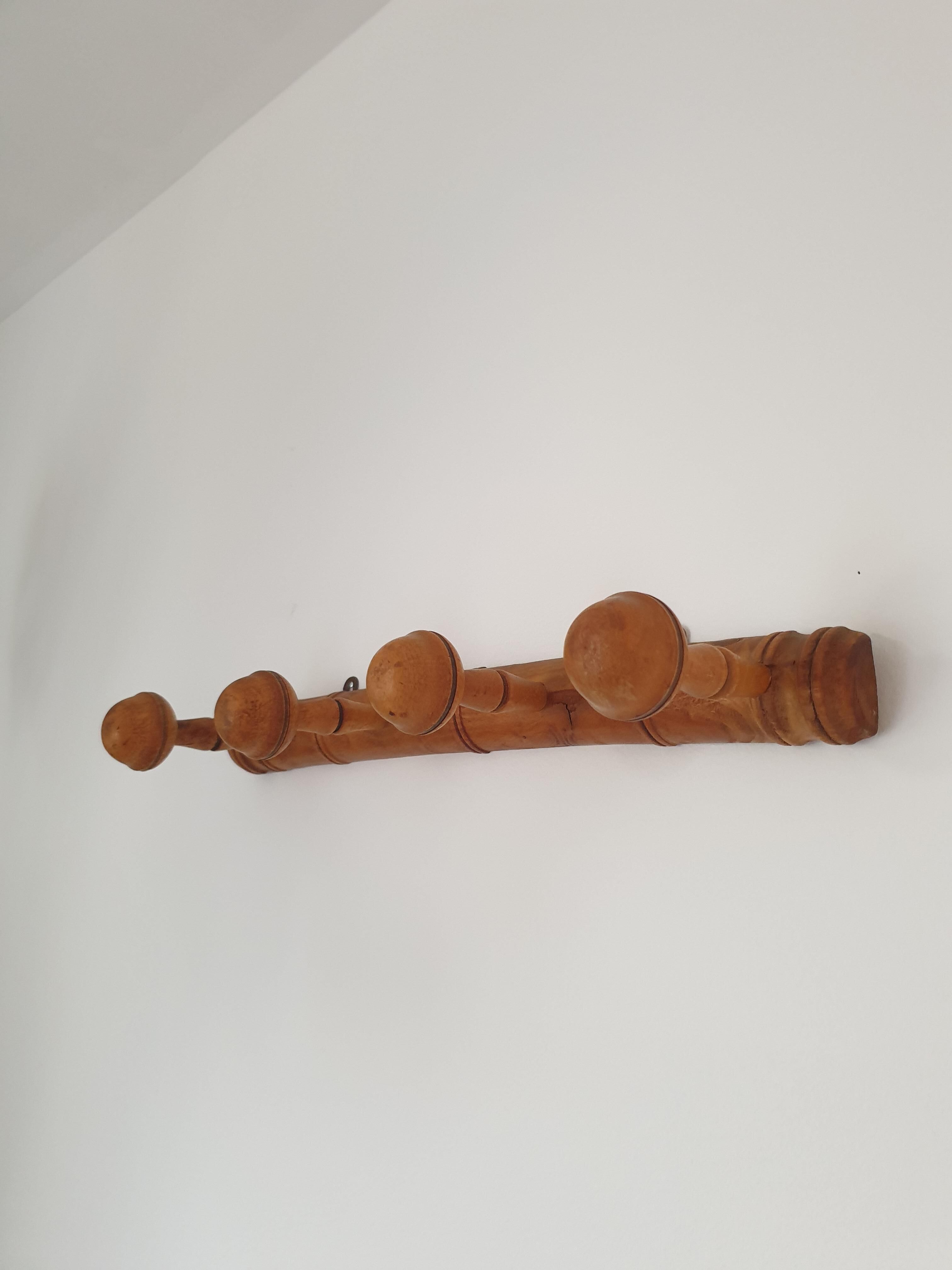 Wooden coat holder