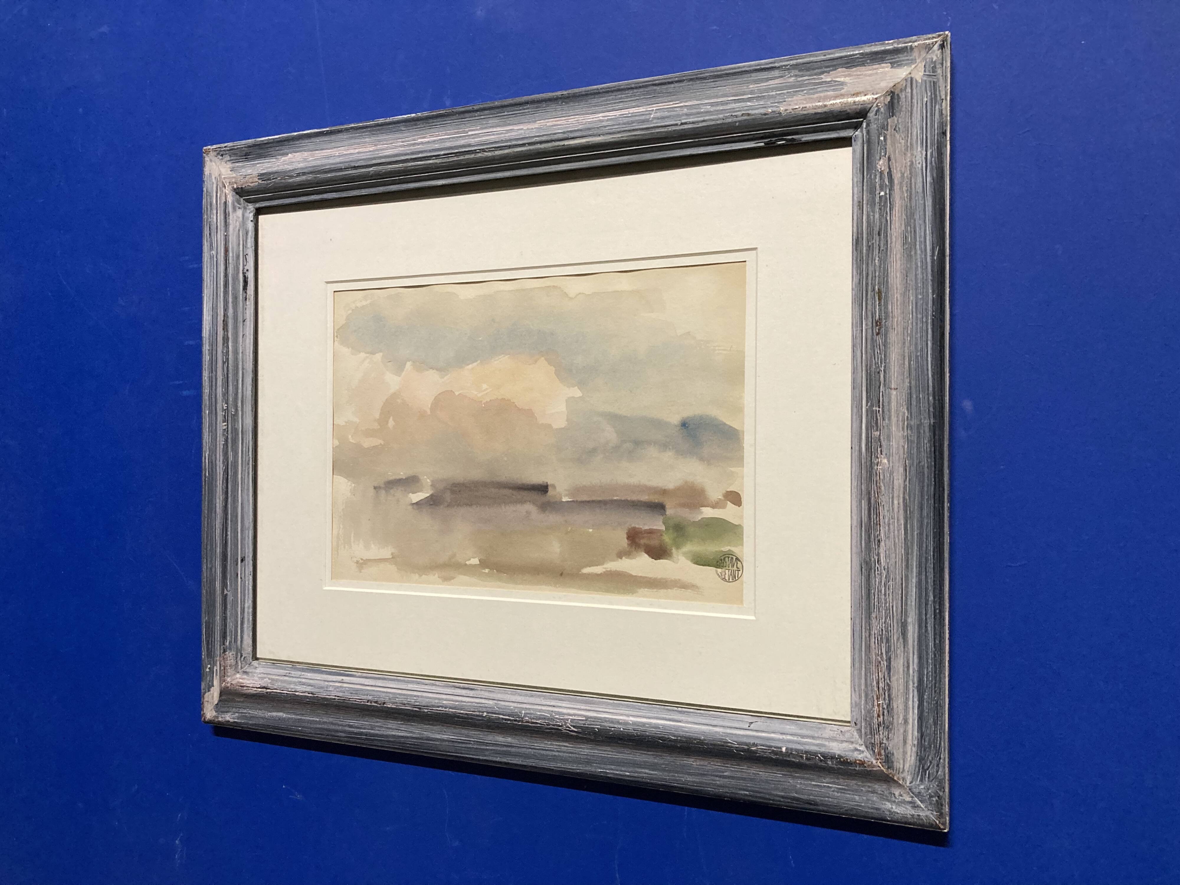 Landscape framed by Gustave Guétant (1873-1953)