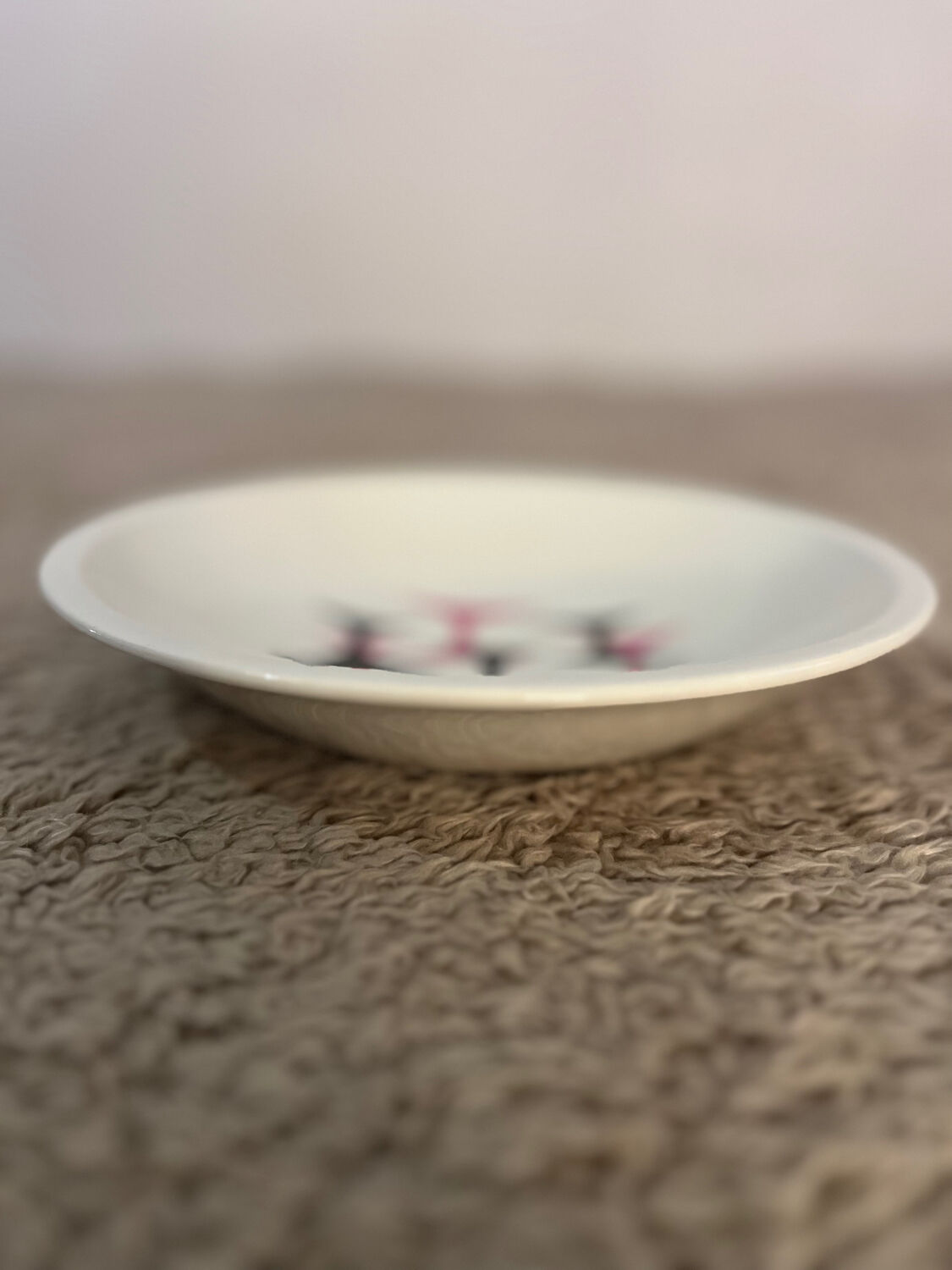 4 hollow plates Gien porcelain