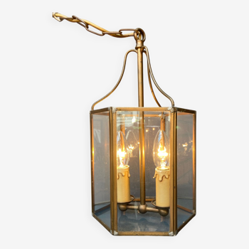 Old brass lantern