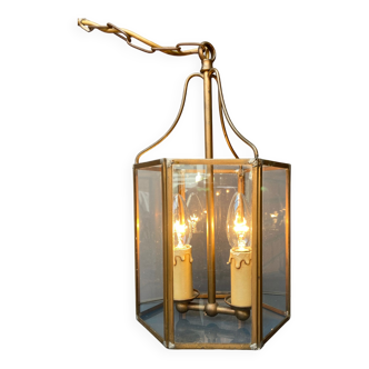 Old brass lantern