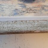 Old painting "Etretat upstream cliff"