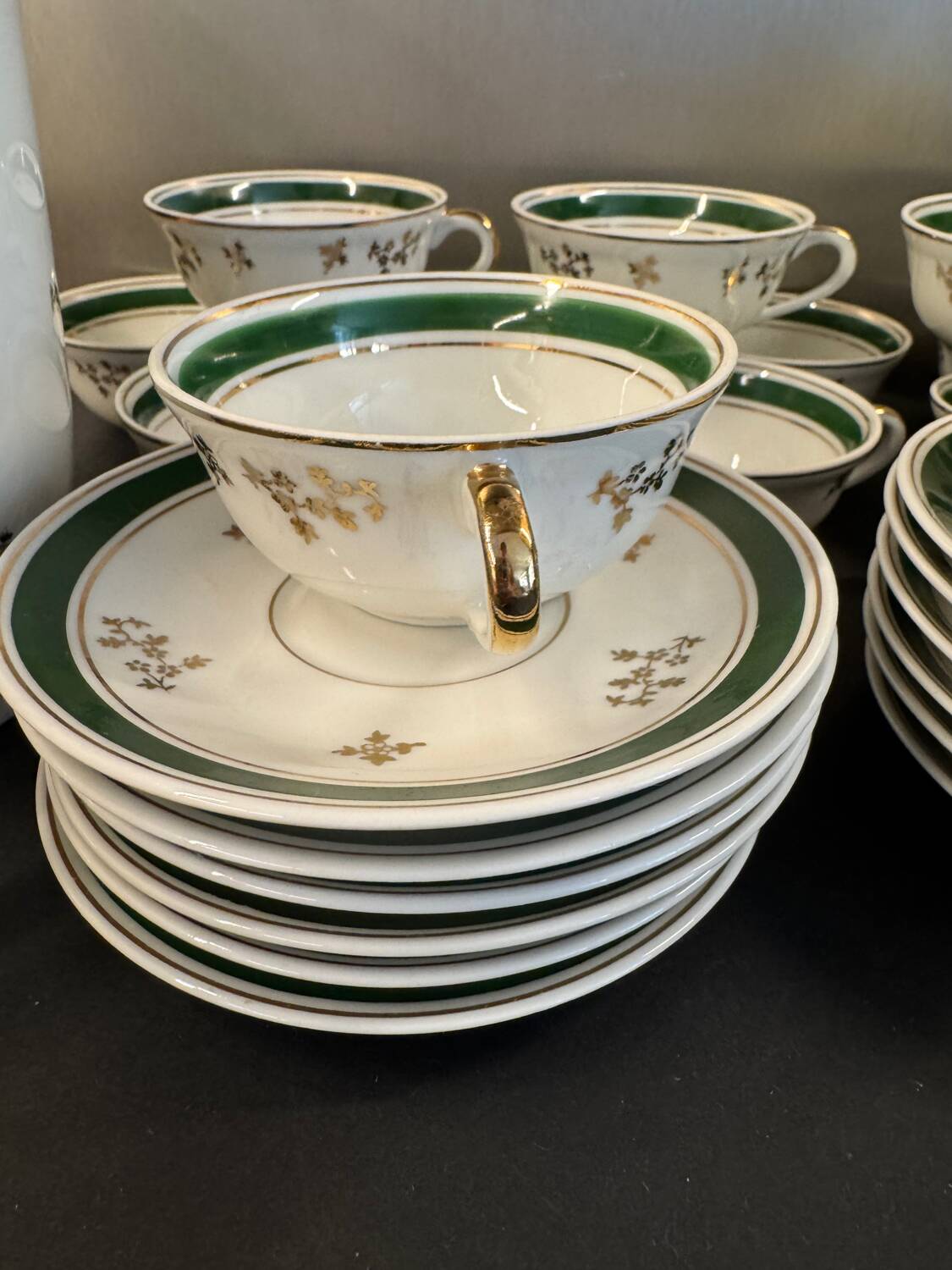 Limoges porcelain coffee service – Luf brand