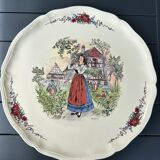 Earthenware pie dish from Sarreguemines