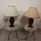 Duo of bedside lamps