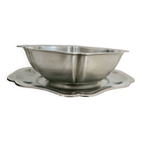 Saucière inox patiné
