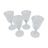 4 liqueur glasses