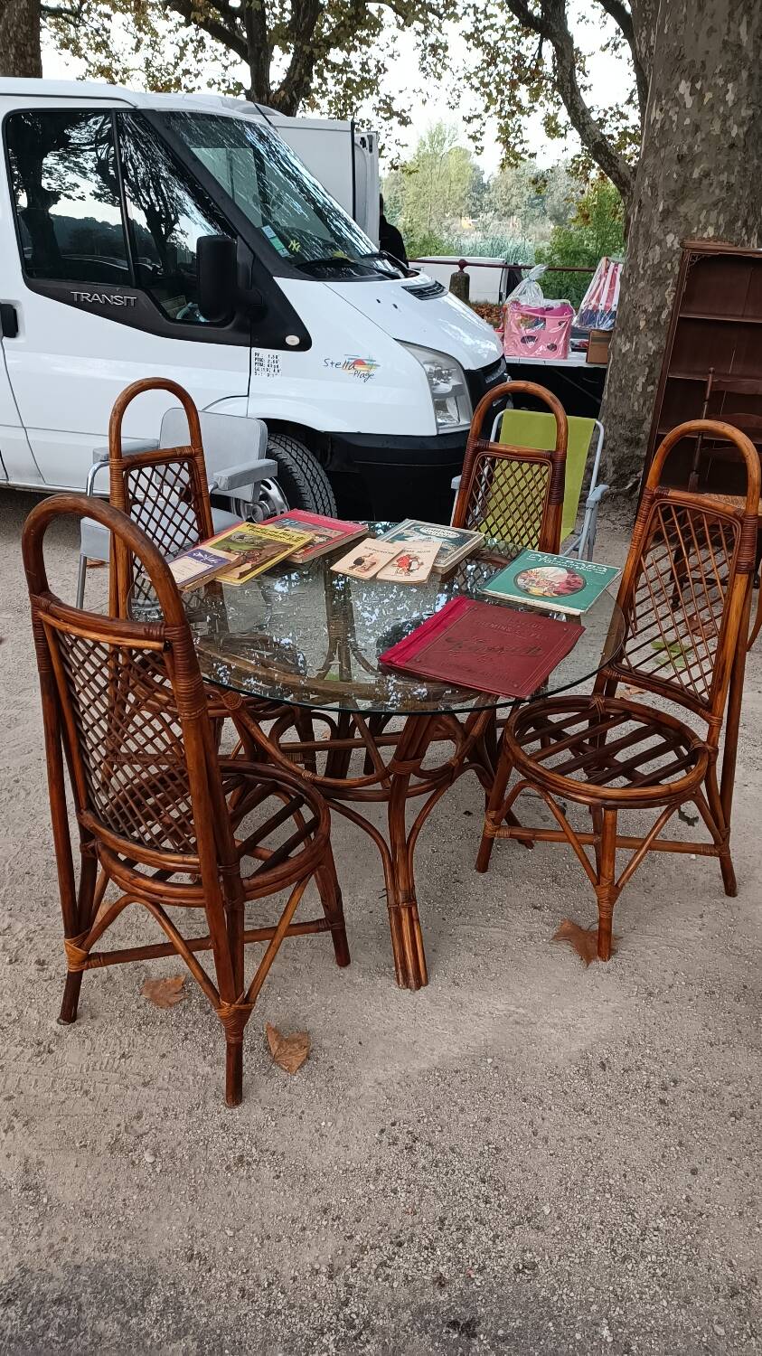 Rattan garden furniture