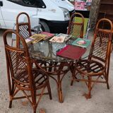 Salon de jardin rotin