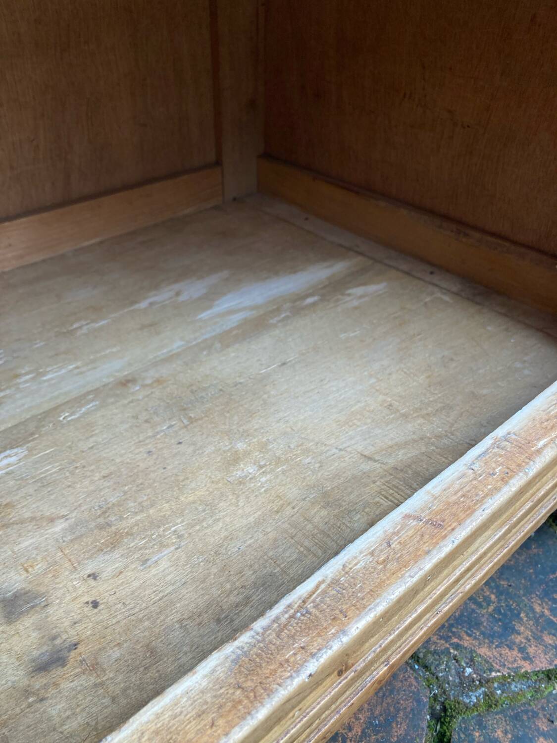 Small antique wardrobe in Art Deco style