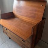Coiffeuse, commode scandinave en palissandre, années 60