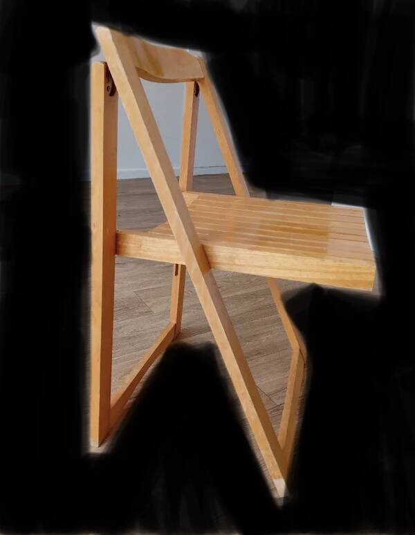 70s folding chair