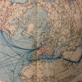 Map of the world map old communication in the northern hemisphere