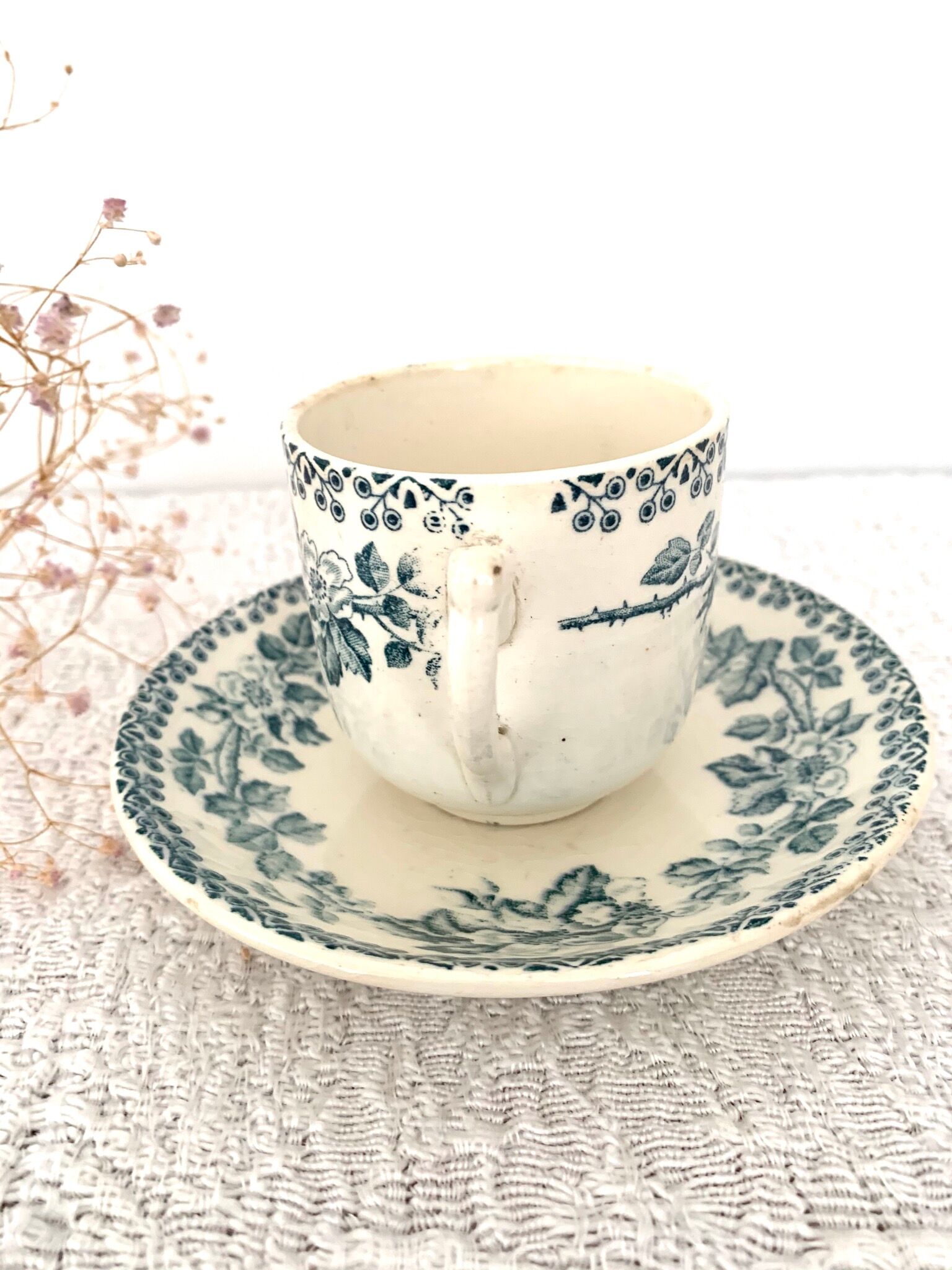 Old cup and saucer