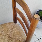 Vintage straw chair